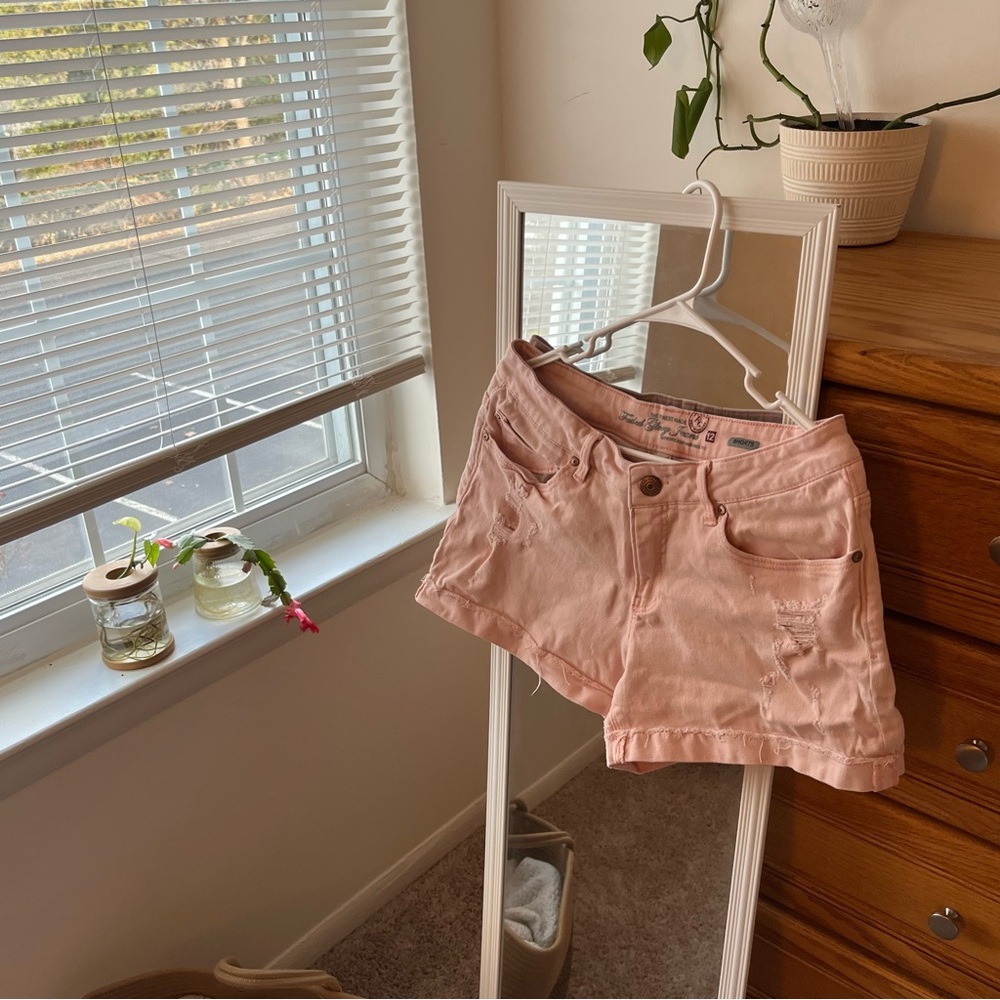 Faded Glory Light Pink Jean Shorts